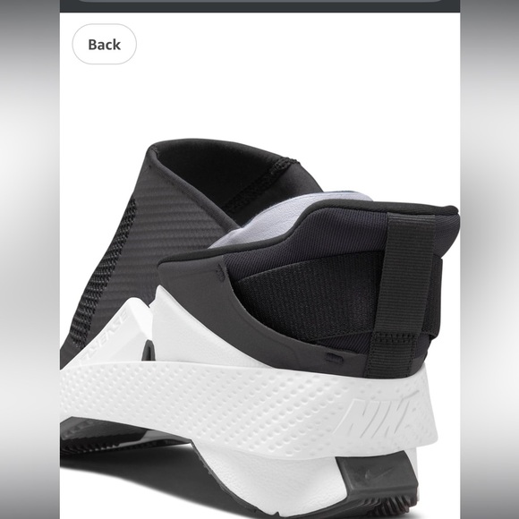 Nike Go Flyease Black and White Slip-On Sneaker shoes men’s 9 - Picture 3 of 7